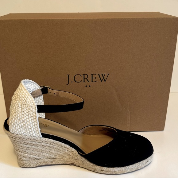 JCrew Ankle-Strap Espadrille Wedges - Picture 3 of 8